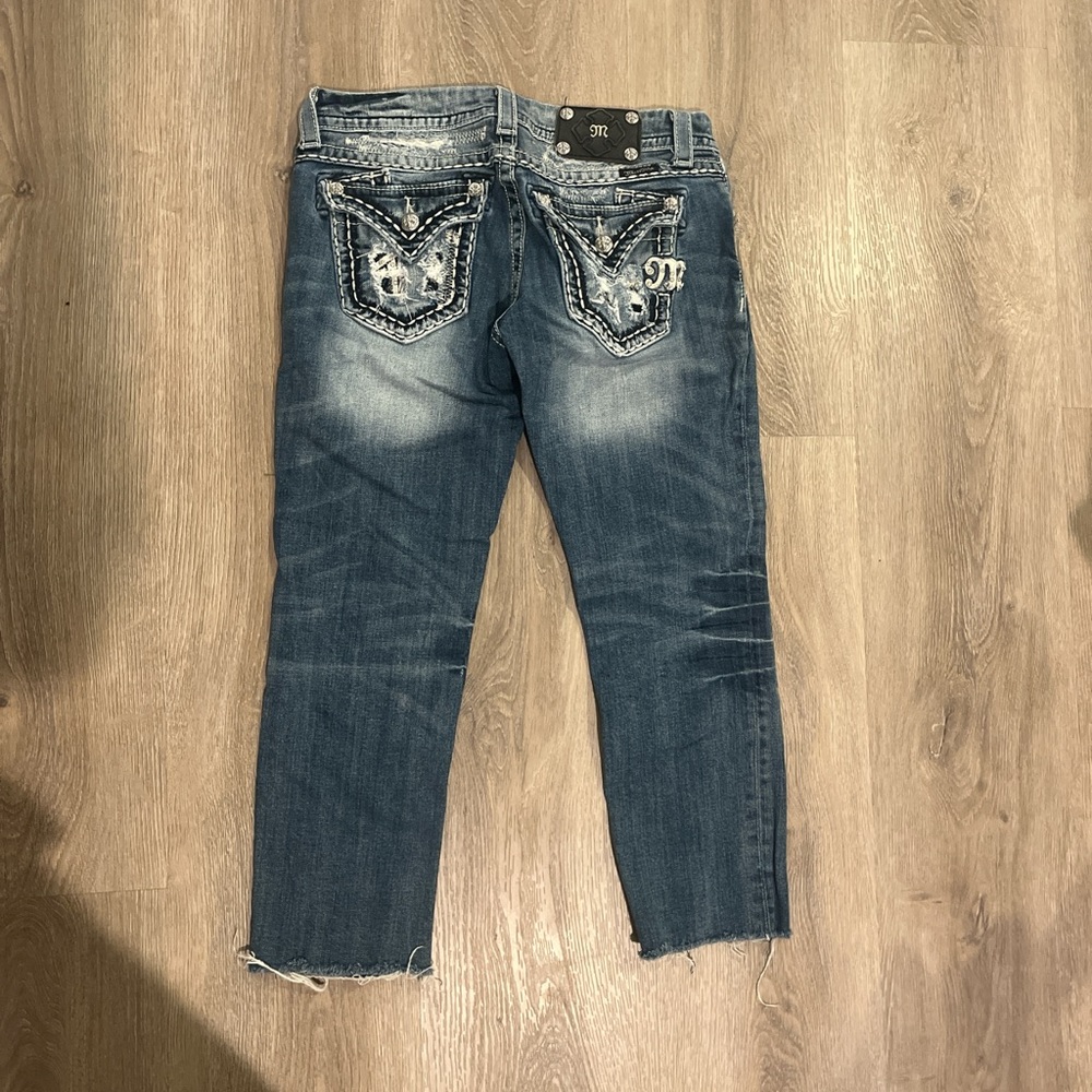 Vintage Miss Me capris. Petite! Embroidered and embellished.
